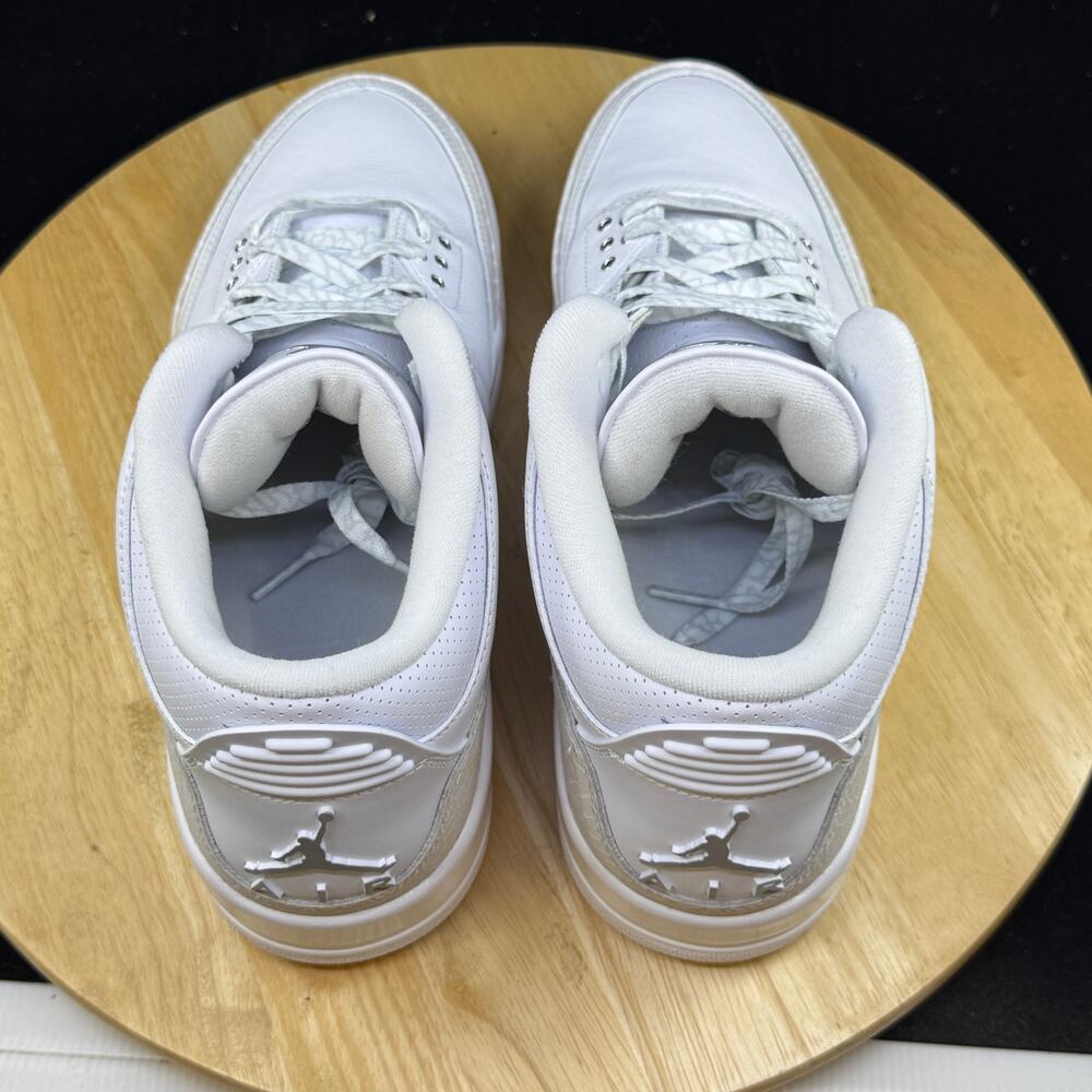Nike Air Jordan 3 Retro Pure Money CT8532-111 Men's Size 8 Sneaker - Picture 8 of 9